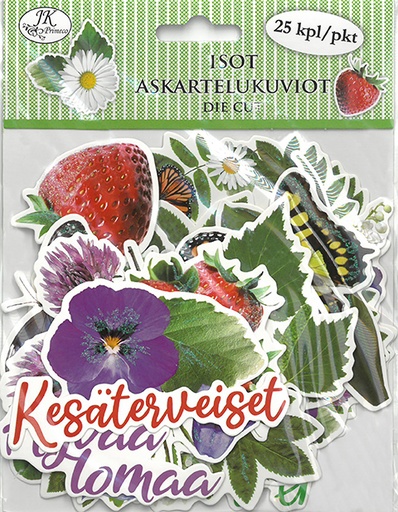 [3016] Big die cuts Kesä 25pcs