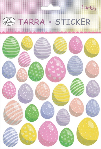 [3224] Sticker Easter eggs assortment