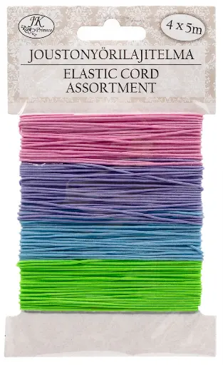 [3734] Elastic cord assortment Clear