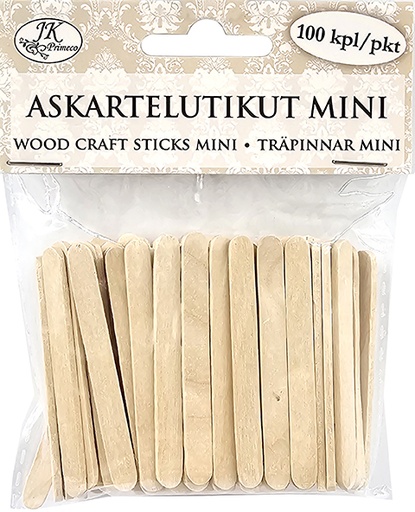 [3916] Wood craft sticks mini 100pcs