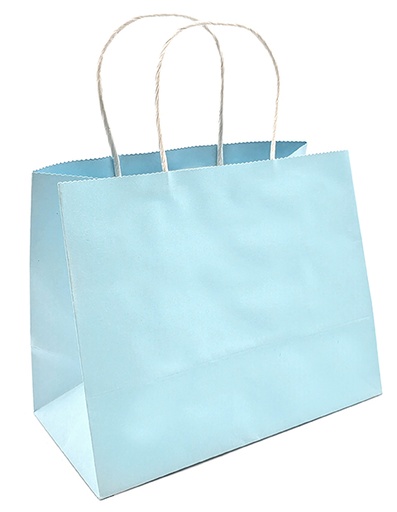 [7292] Gift bag S light blue