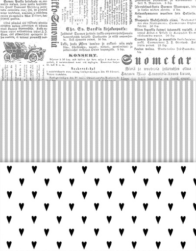 [4382] Gift wrapping paper assortment 3 x 10rll white