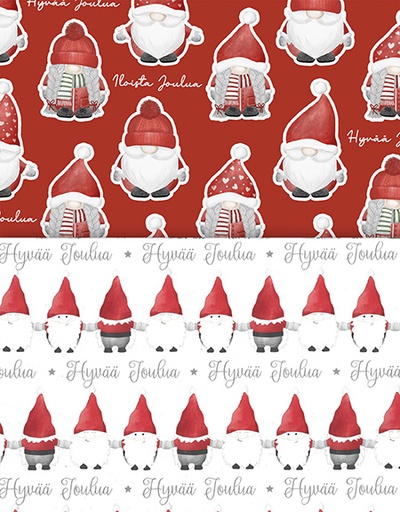 [4385] Gift wrapping paper assortment 2 x 15rll Tontut