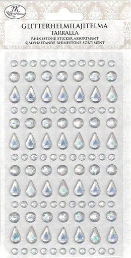 [1317] Rhinestone sticker assortment Drop bright