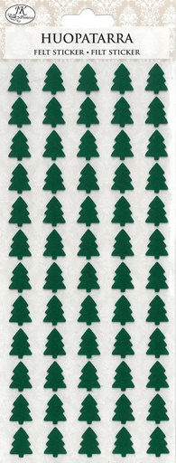 [2708] Felt sticker Spruces green