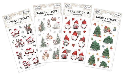 [3187] Mini sticker Christmas characters 2 sheets