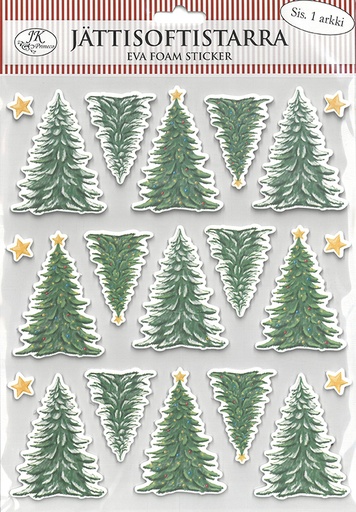 [5144] Giant eva foam sticker Spruces