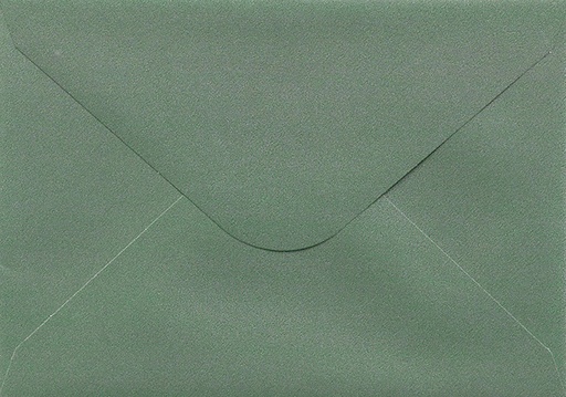 [7368] Pearlescent envelope C6 dark green 10pcs