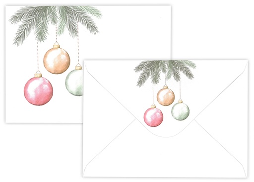 [7719] Envelope C6 Lumo Kuura Christmas balls 10pcs