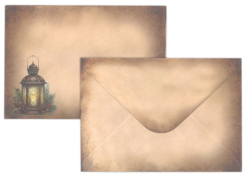 [7749] Envelope C6 Nostalgia lantern 10pcs
