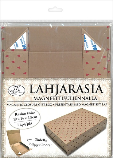 [8721] Lahjarasia Sydän ruskea