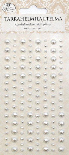 [1941] Pearl sticker assortment white