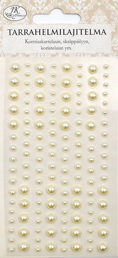 [1942] Pearl sticker assortment off-white