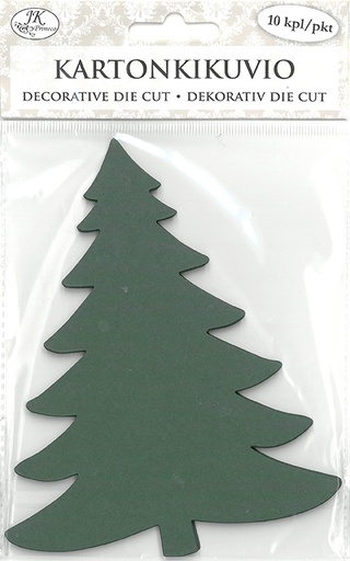 [4696] Decorative die cut Spruce green 10pcs