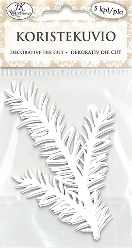 [6991] Decorative die cut Branch big white 5pcs