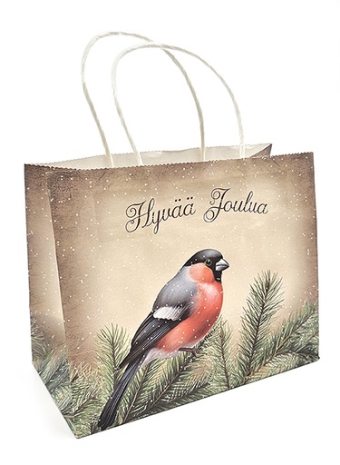 [7319] Gift bag S Punatulkku