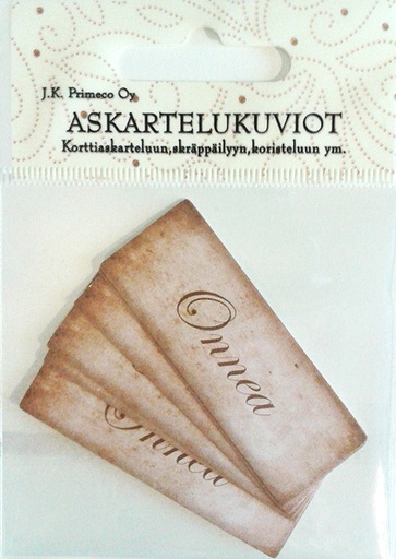 [1975] Die cuts Onnea nostalgia 6pcs