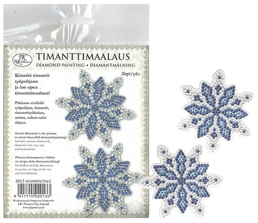 [2013] Diamond painting Snowflake 2pcs