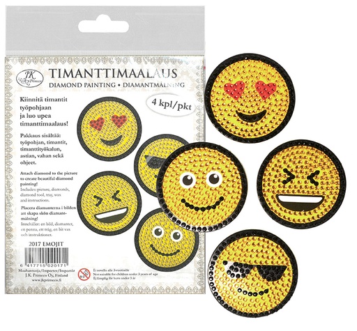 [2017] Diamond painting Emoji 4pcs