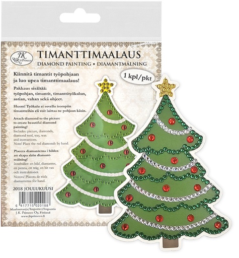 [2018] Diamond painting Christmas tree