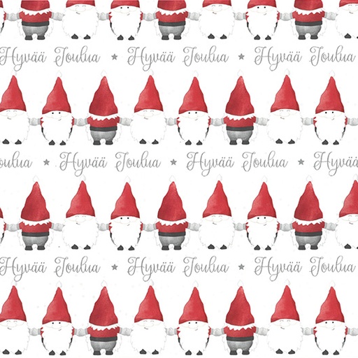 [2031] Gift wrapping paper 70cm x 5m Tonttu