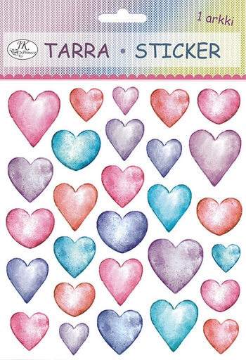 [3230] Sticker Hearts colorful