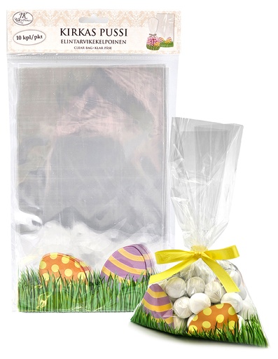 [4468] Clear bag Easter eggs 10pcs