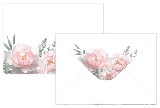 [7705] Envelope C6 Peony light pink 10pcs