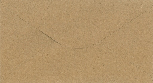 [2086] Envelope long recycled brown 10pcs
