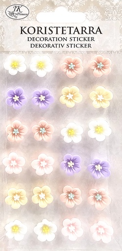 [2793] Decoration sticker Flower pastel