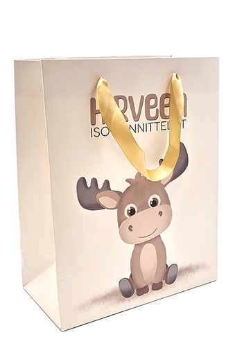 [7156] Gift bag M Hirvi
