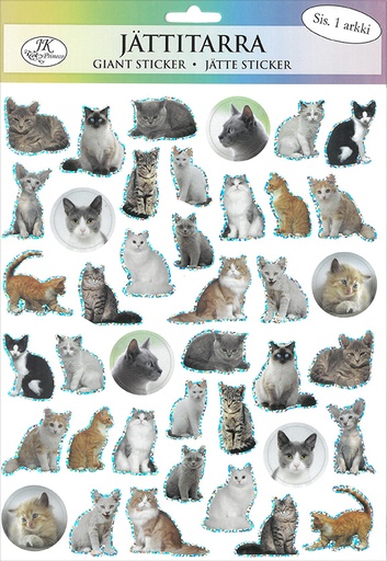 [2110] Giant sticker Cats