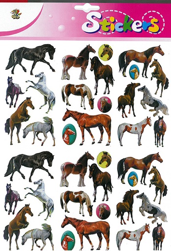 [2119] Giant sticker Horses