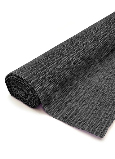 [6775] Florist crepe paper 50 x 250cm black
