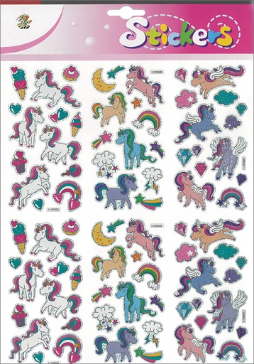 [2123] Giant sticker Unicorn