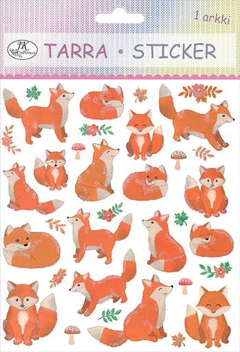 [2142] Sticker Foxes