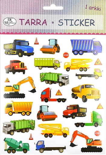 [2147] Sticker Work machines