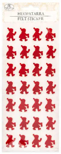 [2713] Felt sticker Nostalgia Christmas gnomes