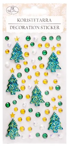 [2810] Decoration sticker Spruces green