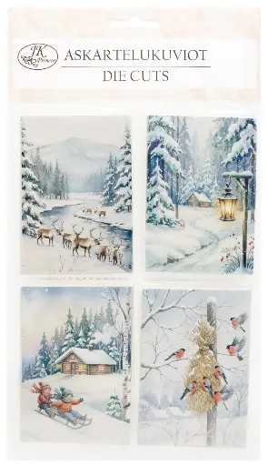 [3365] Die cuts Winter landscapes