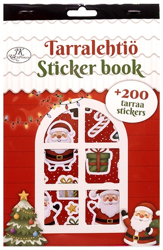 [4145] Sticker book Jouluhahmot 10 sheets