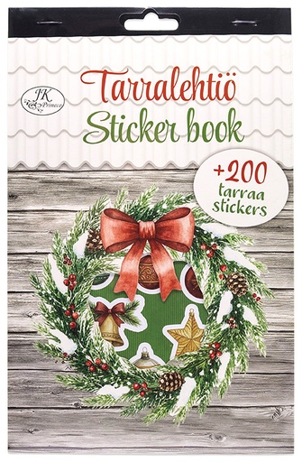 [4146] Sticker book Joulukuvat nostalgia 10 sheets