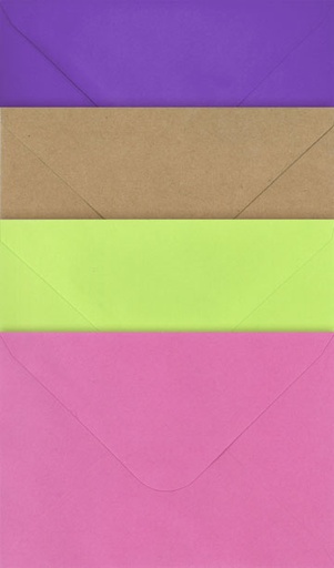 [2180] Envelope assortment C6 Trend 20pcs