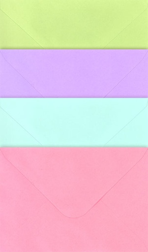 [2181] Envelope assortment C6 Pastel 20pcs