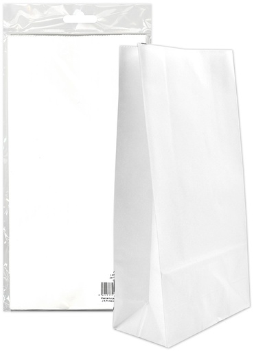 [2411] Paper bag white 10pcs