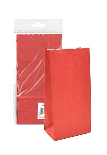 [2413] Paper bag mini red 5pcs
