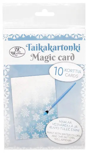 [4500] Magic card A6 Snowflake 10ark