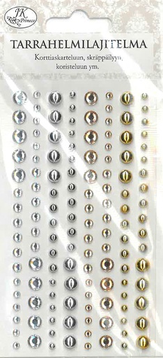 [2457] Pearl sticker assortment gold/silver