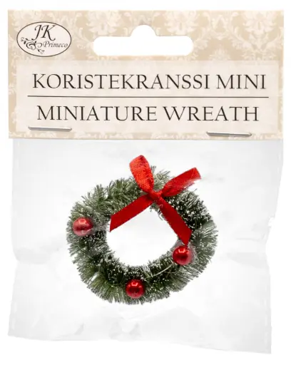[8424] Miniature wreath Christmas balls