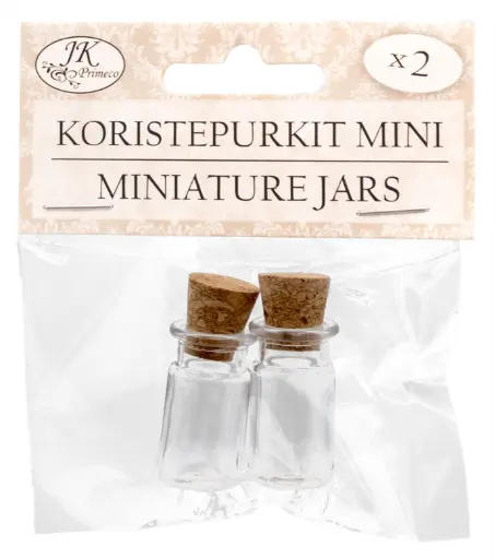 [8433] Koristepurkit mini 2kpl